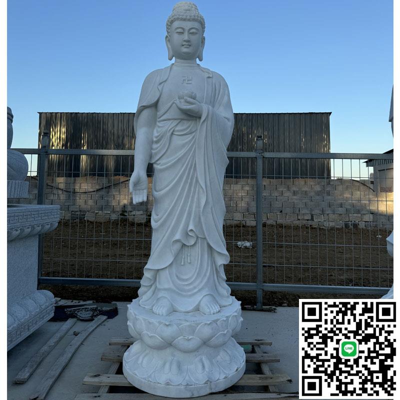 石雕青石三面觀音四大天王彌勒佛地藏菩薩像大型人物定製寺廟石像