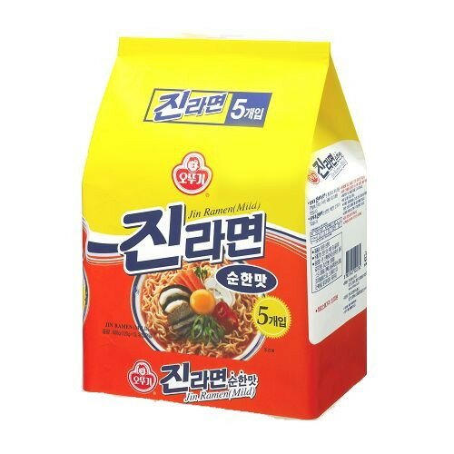 韓國不倒翁金拉麵原味 120g*5【愛買】