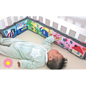 【台灣總代理】日本CAR-BOY-趣味雙面床圍布書(寶寶最喜愛的6種趣味玩具)-快速出貨