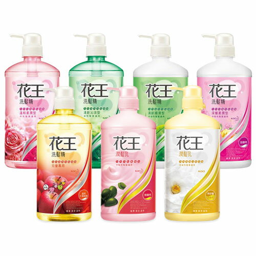 花王 洗髮精/潤髮乳750ml(清新沁涼/溫和柔潤/清新順滑/兒童專用/深層柔潤)【愛買】 2