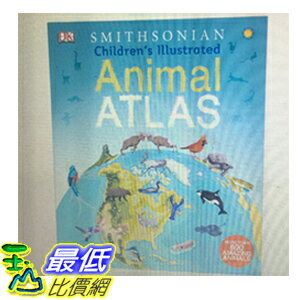 [COSCO代購 如果售完謹致歉意]  W1195646 DK 世界地圖童書 ( 外文書 ) Ill Animal Atlas