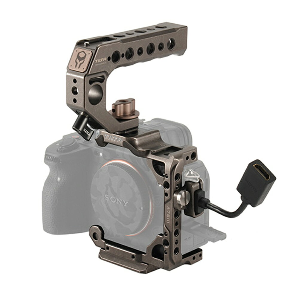 限時★.. TILTA 鐵頭 TA-T18-B For Sony A7S3 半籠輕便版套裝 戰術灰 含上手把+HDMI 線夾 底座 鐵籠 A7S III 微電影 正成公司貨【夏日限時 全館點數5倍送】