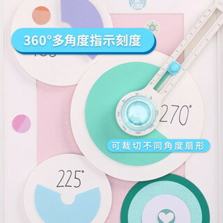KW-triO 360°多角度切圓刀 13204 圓規刀 切圓器 裁圓 割圓器 圓形切割器 2