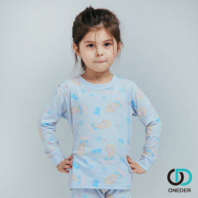 【ONEDER 旺達棉品】Disney迪士尼 冰雪奇緣 純棉長袖套裝 長袖睡衣 FZ-NL002
