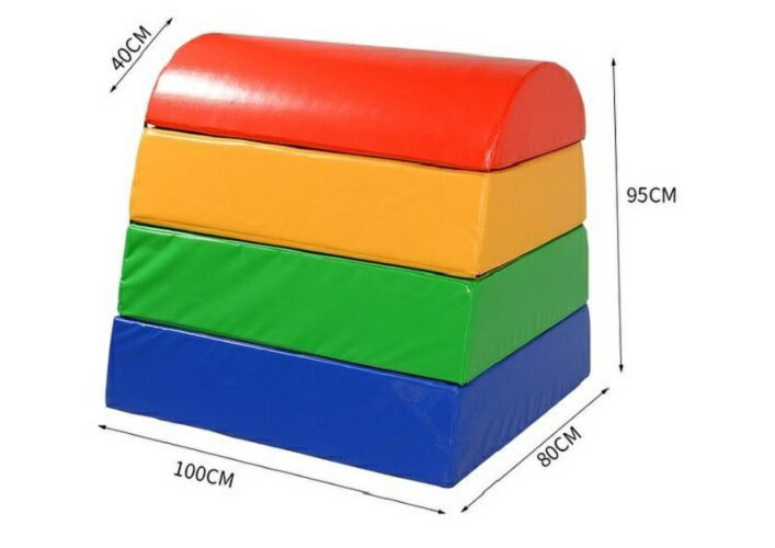 鞍馬跳箱☆軟式四層跳馬鞍馬式跳箱☆體操鞍馬軟體跳箱☆健身彈跳箱