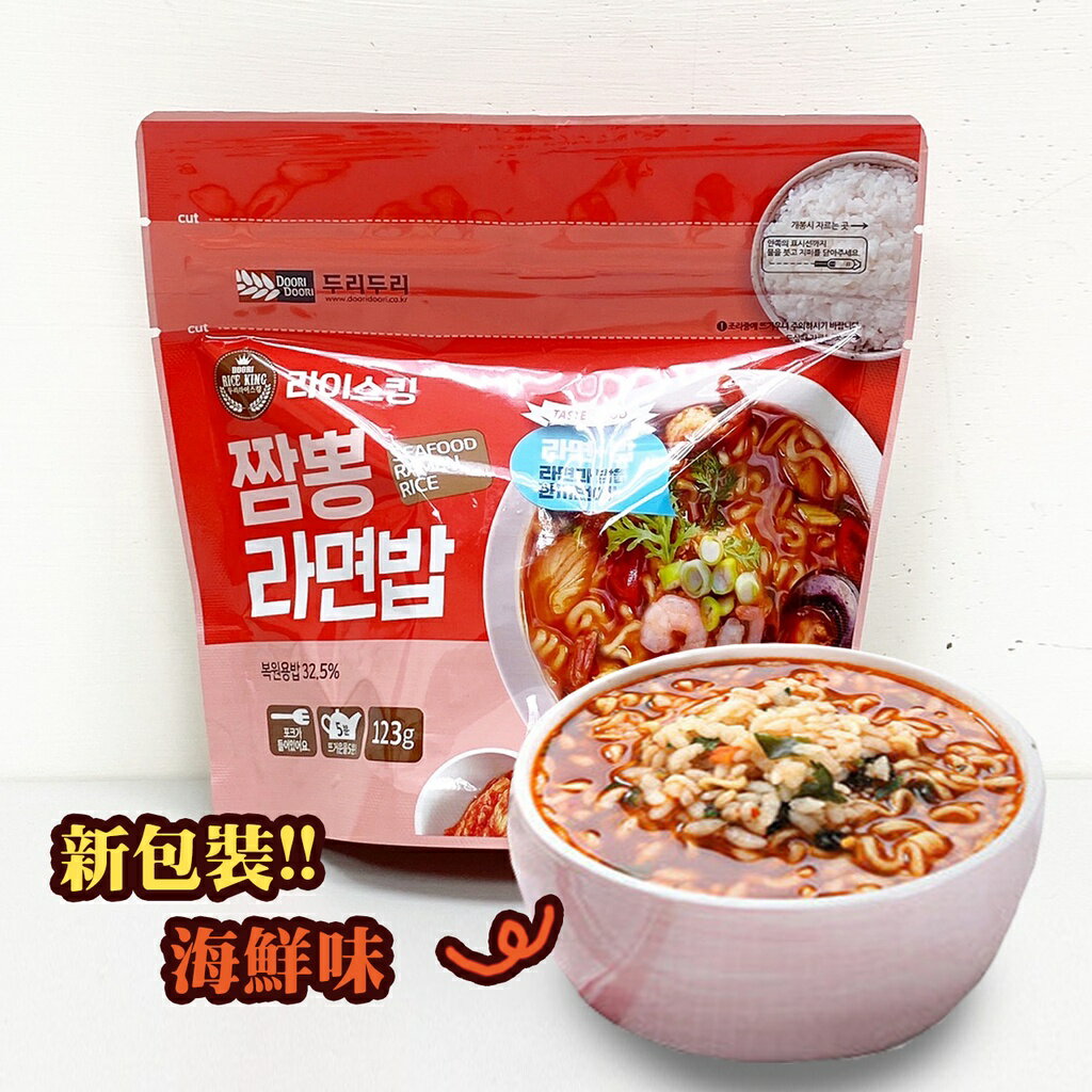 【首爾先生mrseoul】韓國DOORI DOORI 拉麵拌飯 (海鮮味) 123g