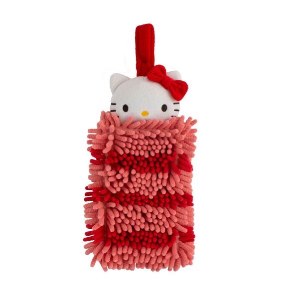 【震撼精品百貨】Hello Kitty 凱蒂貓~日本三麗鷗Sanrio KITTY吊掛式毛巾/擦手巾*72361