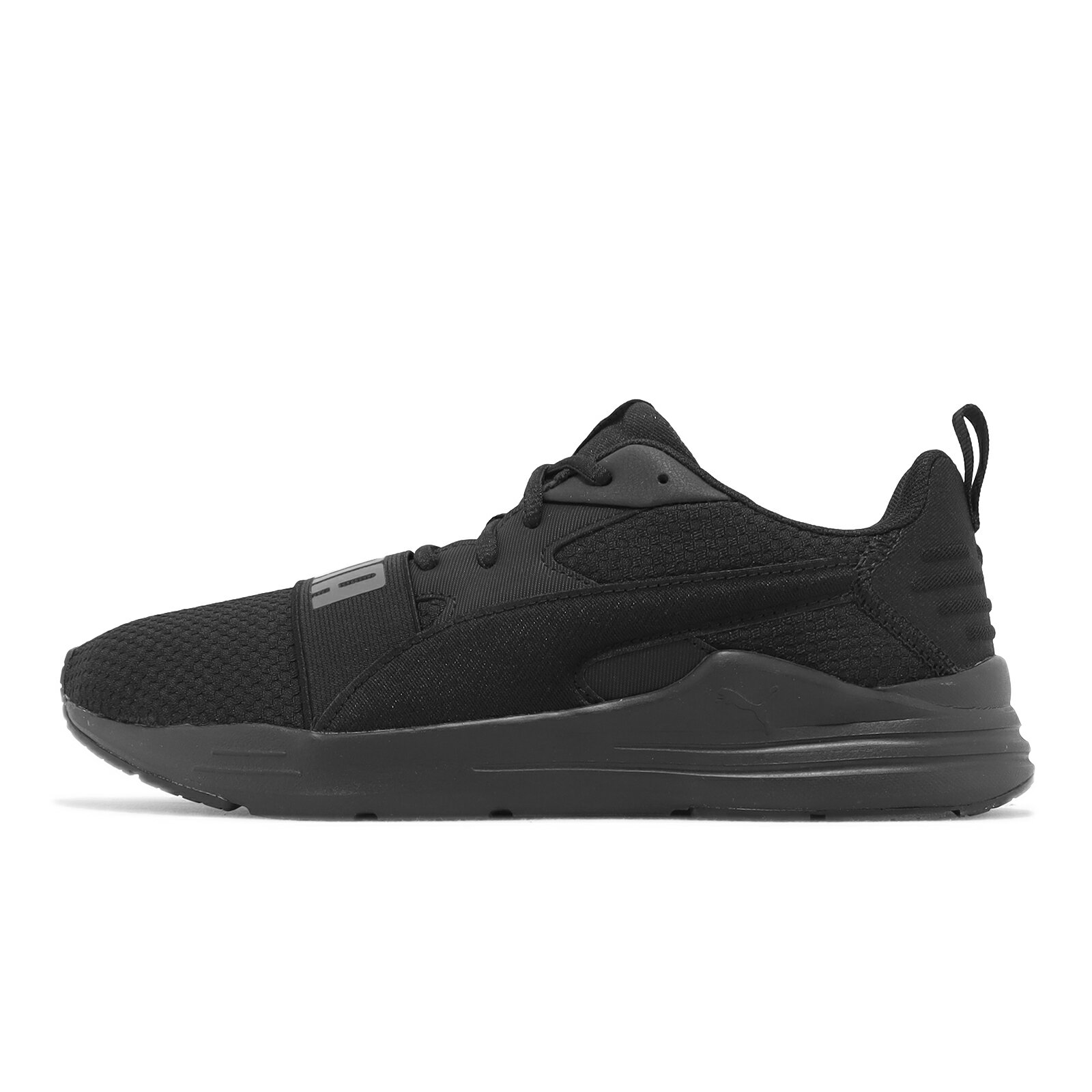 Puma 慢跑鞋 Wired Run Pure 黑 灰 男鞋 女鞋 基本款 運動鞋