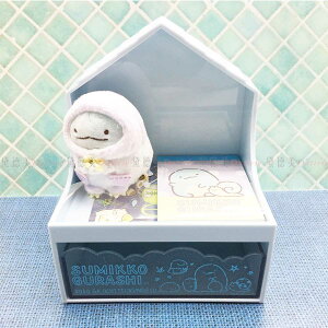 造型置物盒組-附娃娃 便條本 貼紙 角落生物 sumikko gurashi san-x 日本進口正版授權
