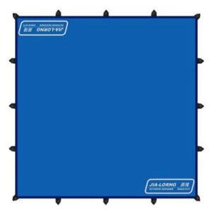 【【蘋果戶外】】嘉隆 JL-T33C 登山輕量炊事帳 290*300cm 天幕帳專用銀膠布防曬緊急避難 JIALORNG 尼龍防潮帳篷地布