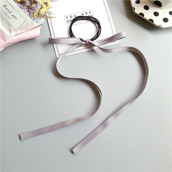 超長 蝴蝶結 緞面 髮圈 髮帶 髮繩 緞帶 韓國 髮飾 明星款 韓劇 百搭 聖誕節 跨年 過年 情人節 洋裝 ANNA S. 2