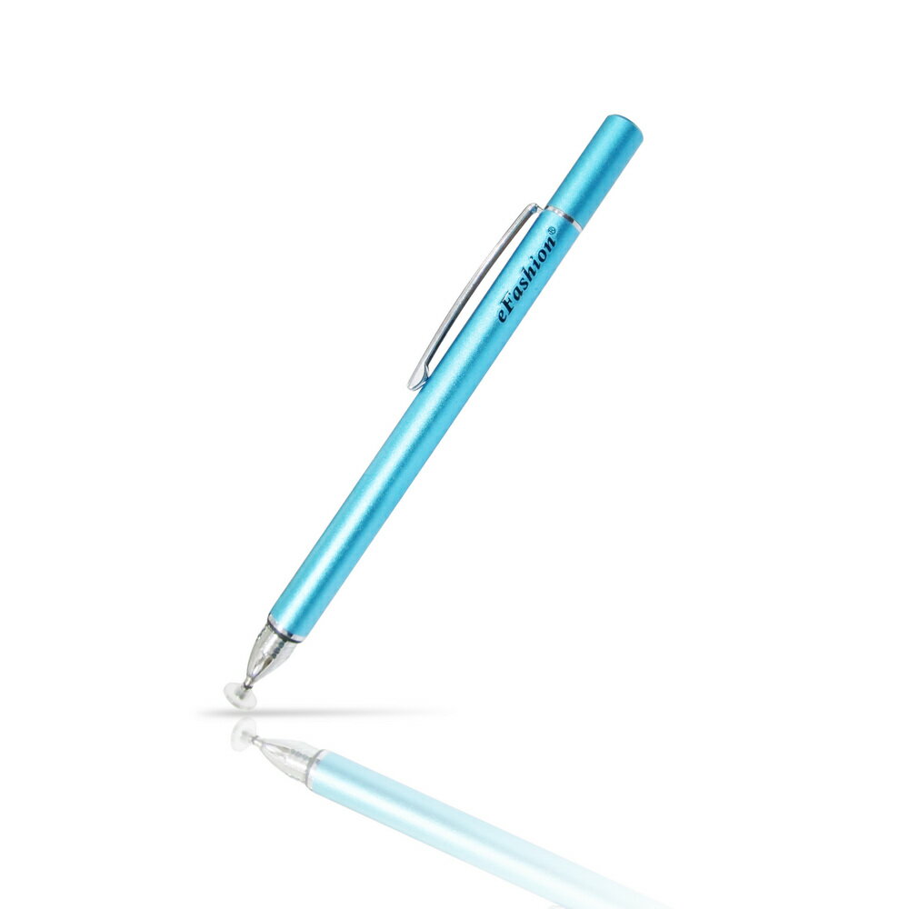 (一組4入)【DP03科技藍】eFashion筆夾款圓盤細字電容式觸控筆 (複製)
