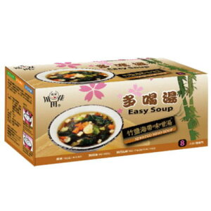 川田佳 多喝湯竹鹽海帶味噌湯12.5公克x8包/盒