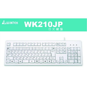 【最高折200+4%回饋】WiNTEK 文鎧 WK210JP 日文防潑灑鍵盤