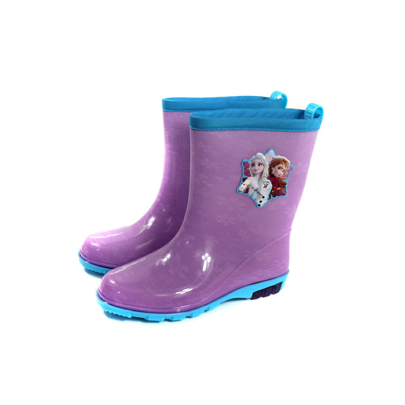 冰雪奇緣 Frozen Elsa Anna 雨鞋 雨靴 紫色 中童 童鞋 FNKL25497 no093