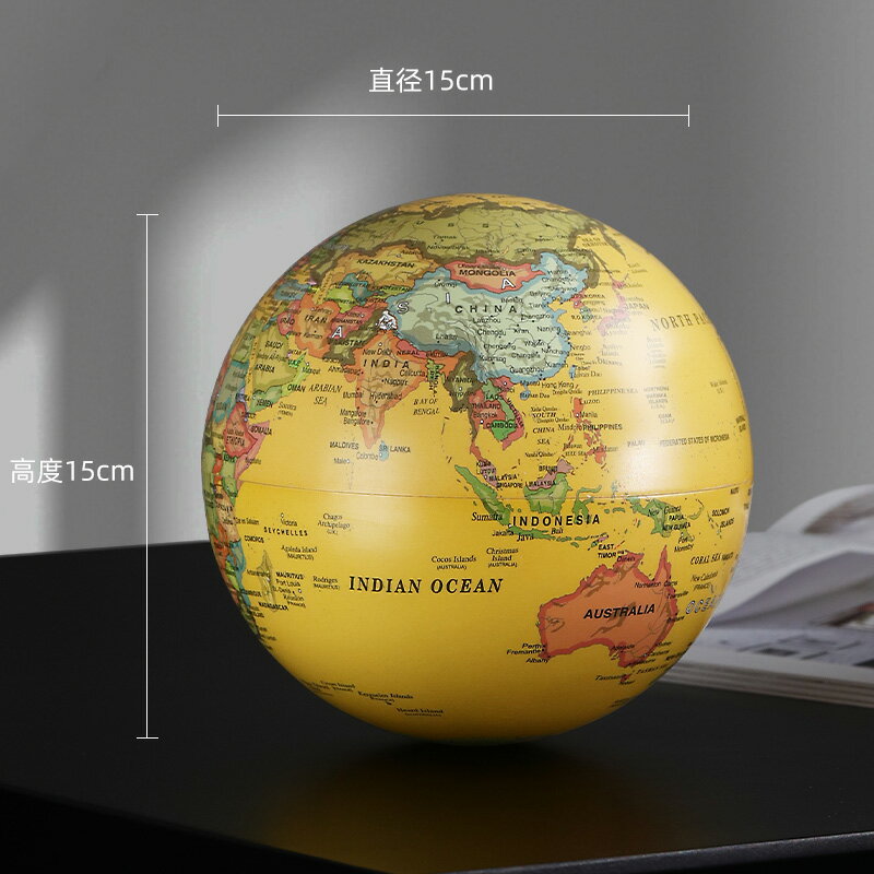 永動機自轉不停止地球儀永動機儀創意禮品牛頓辦公室客廳裝飾品擺件禮物
