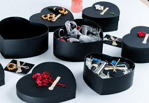 禮物盒 禮品盒心形大號精美創意簡約包裝盒生日口紅香水禮物盒空盒