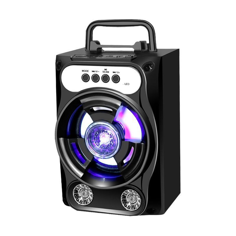 B16藍芽麥克風音響手機電腦低音炮廣場舞鋼炮無線插卡U盤小音箱【宜家良品百貨】