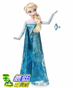 [9美國直購] Disney 冰雪奇緣 Elsa 經典娃娃配戒指 11.5 吋