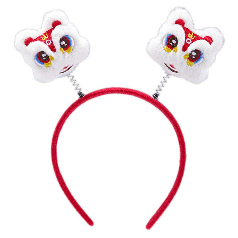 2024龍年髮箍 過年耳朵髮箍 過年髮飾 新年髮飾 喜氣 大人 小孩 喜氣 發財 蝴蝶結 流蘇 格格 中國風 3