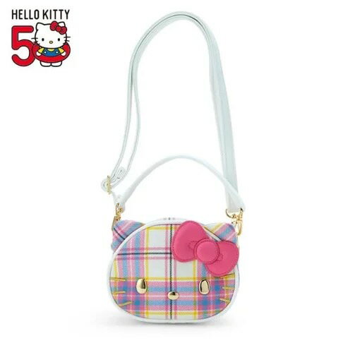 【震撼精品百貨】Hello Kitty 凱蒂貓~日本Sanrio三麗鷗 KITTYx LOCHCARRON聯名皮質造型斜背手提包