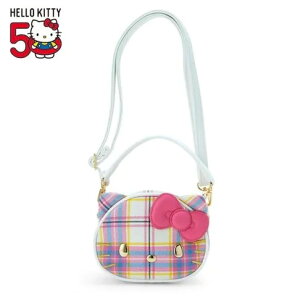 【震撼精品百貨】Hello Kitty 凱蒂貓~日本Sanrio三麗鷗 KITTYx LOCHCARRON聯名皮質造型斜背手提包