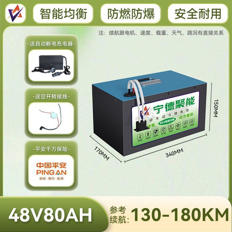 【高效能電池】電動車 電摩 鋰電池 磷酸鐵鋰電池 大容量 快速充電 長壽命 安全防護 適用二三輪車