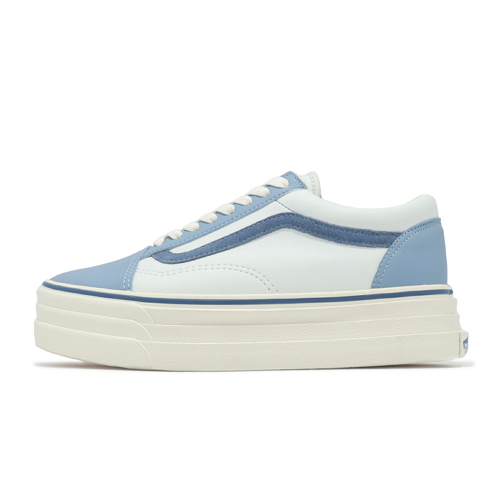 Vans 休閒鞋 V36CF 3SOLE OLD SKOOL 藍 白 男鞋 女鞋 日本線 厚底 增高 6322760008