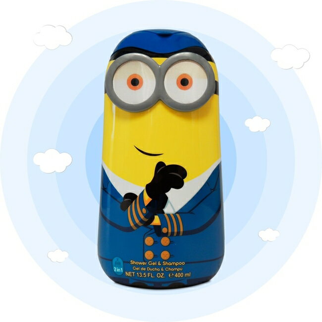 MINIONS 小小兵 2合1沐浴洗髮精400ml