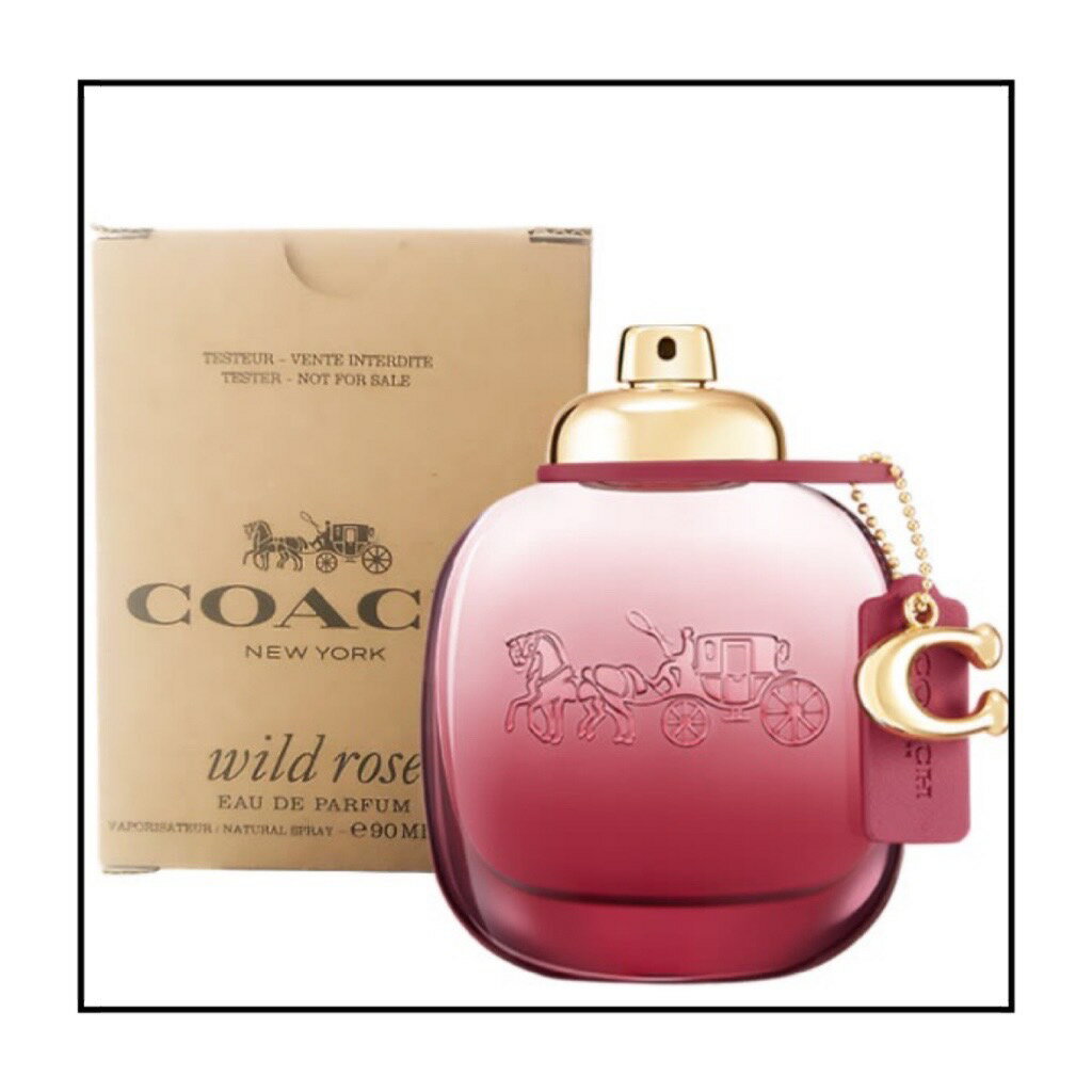 COACH Wild Rose 曠野玫瑰 女性淡香精 Tester 90ML ❁香舍❁ 母親節好禮