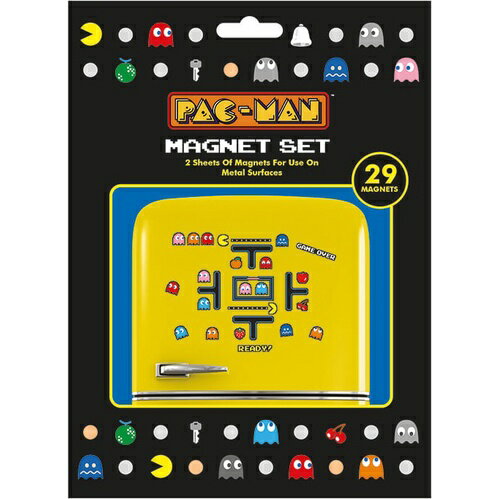 《懷舊經典電玩遊戲》小精靈 吃豆人Pac-Man – 復古像素磁鐵組 聖誕禮物/交換禮物/生日禮物