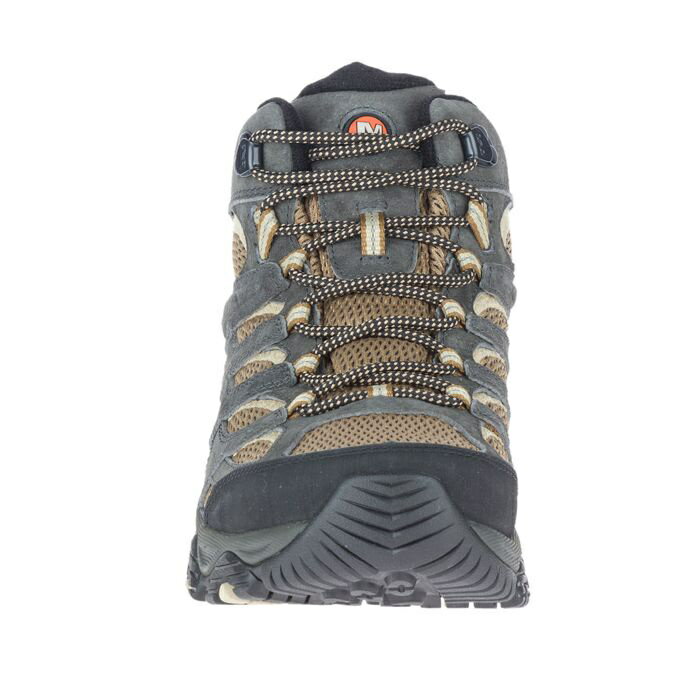 MERRELL MOAB 3 MID 經典戶外中筒健行鞋 ML036251【野外營】男 鐵灰/袋棕 GTX 登山鞋 4