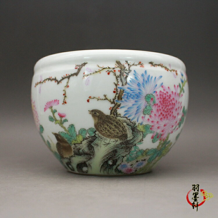大清 乾隆 高さ35.2CM 紛彩花鳥瓶 骨董品 擺件 古賞物 傳世家珍 陶磁器 大清 乾隆 高さ35.2CM 紛彩花鳥瓶 骨董品 擺件 古賞