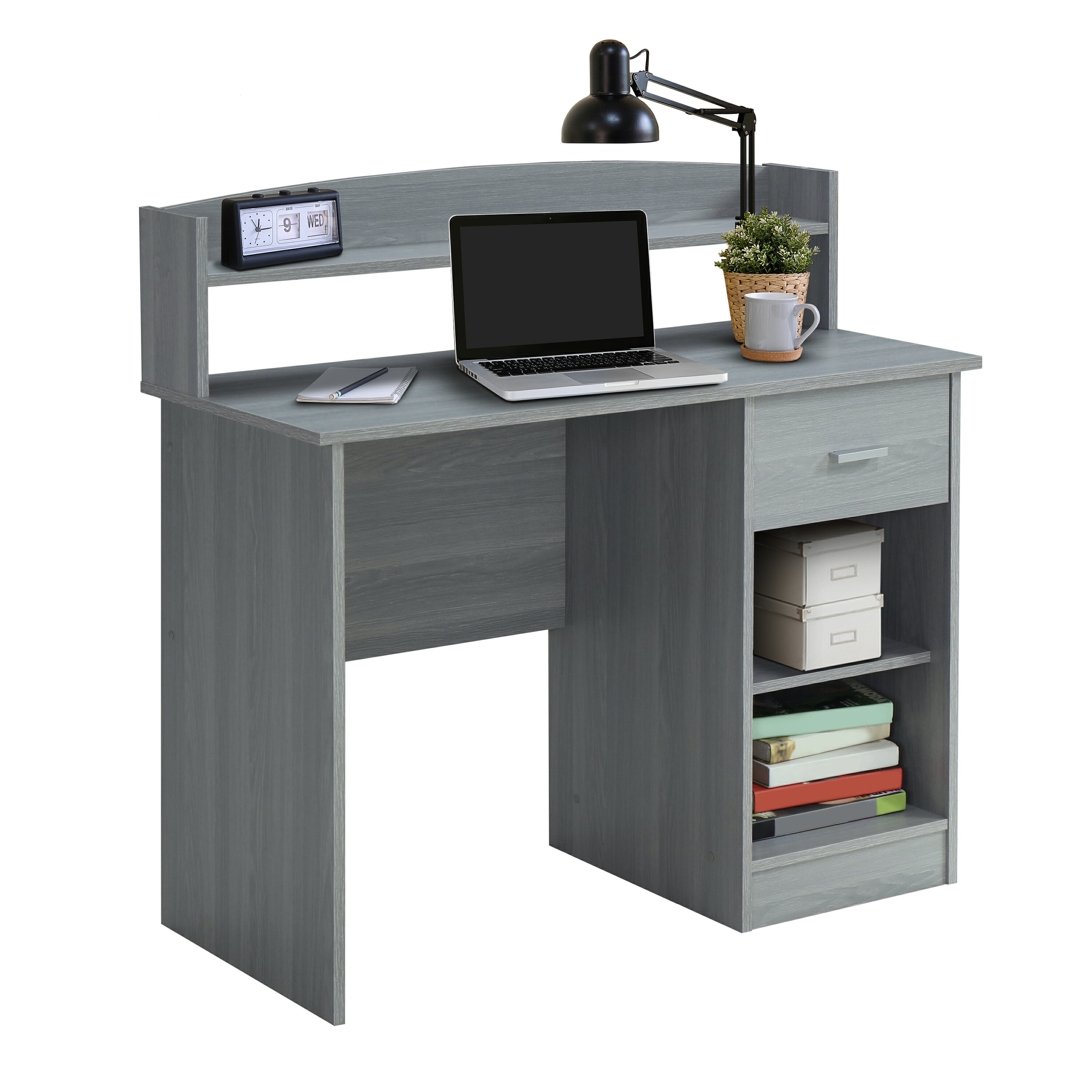 Shopango Techni Mobili Modern Office Desk W Hutch Storage In