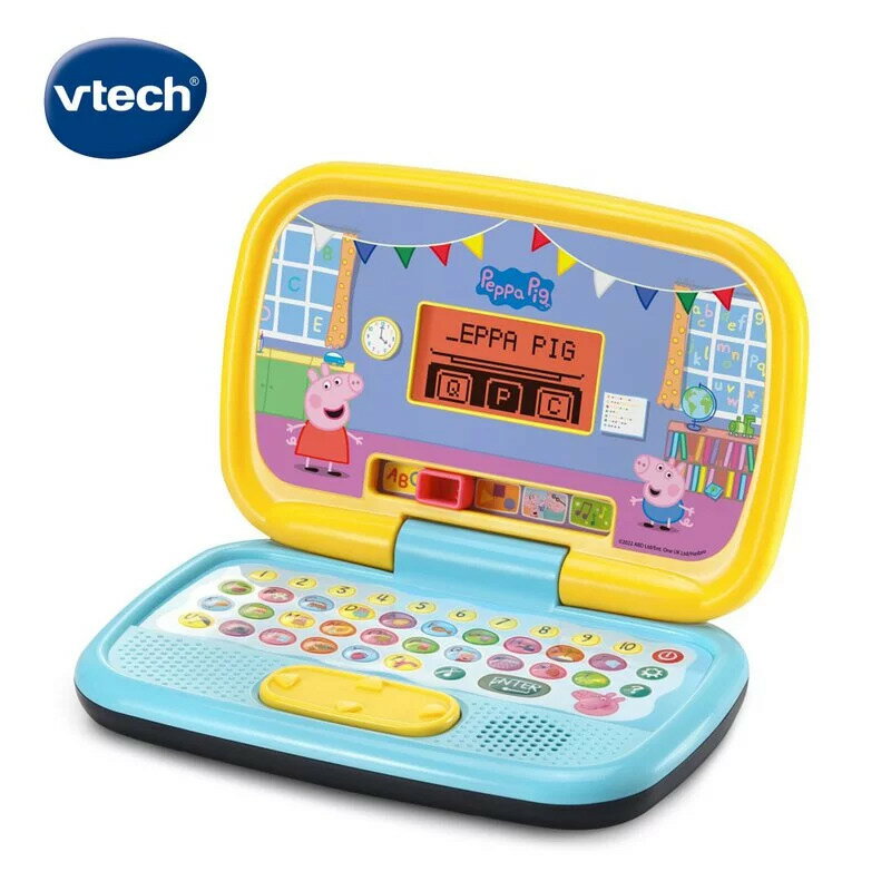 《英國 Vtech》粉紅豬小妹-互動學習小筆電 東喬精品百貨