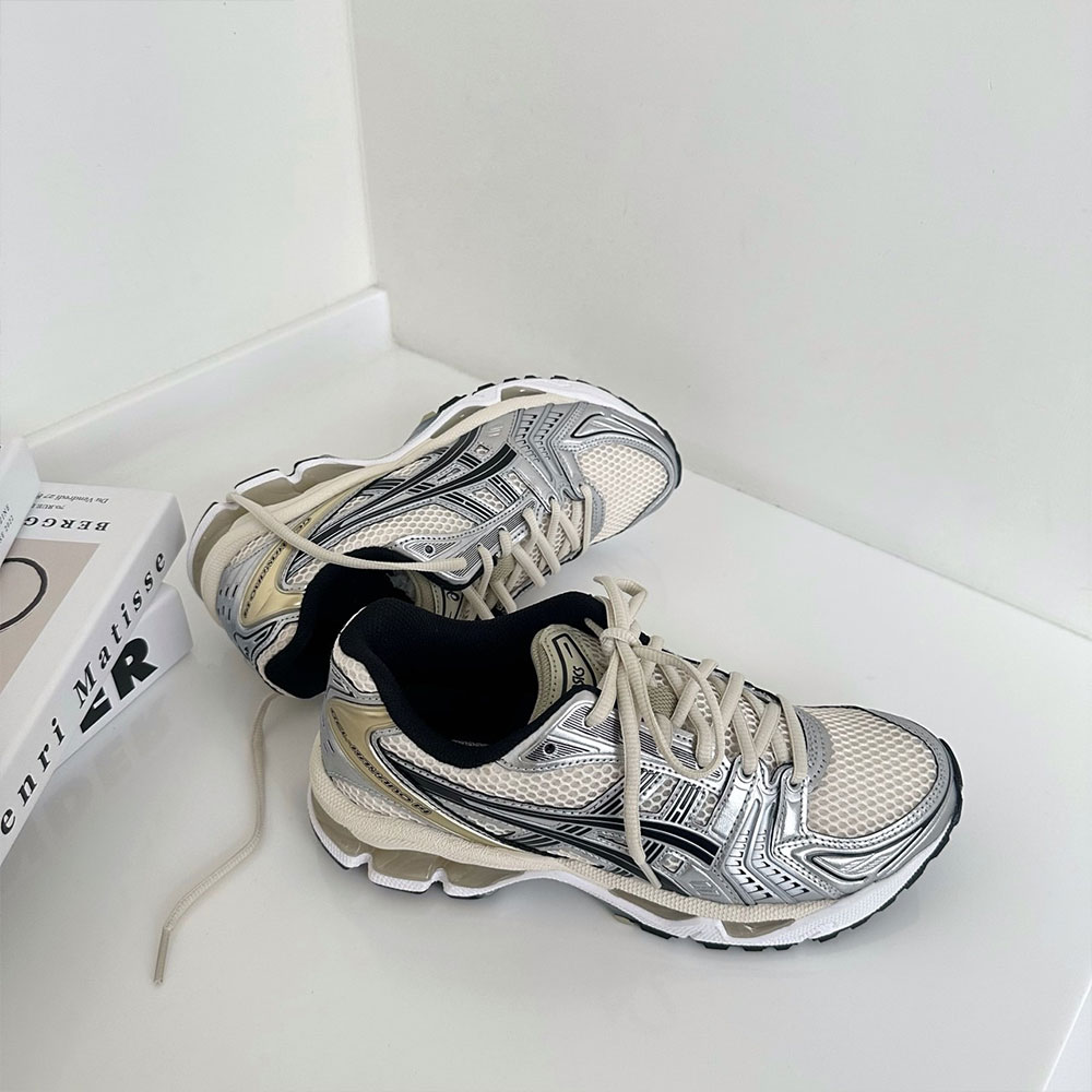 Asics GEL-Kayano 14 奶油金 復古 休閒 緩震 支撐 運動鞋 男女款 B5820 (1203A537-200)