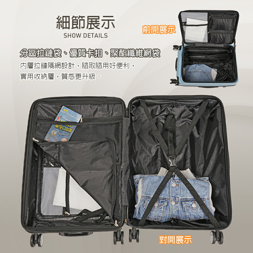 【Lynx 美國山貓】25吋第一代雙開行李箱、防爆拉鏈、避震雙排輪、TSA海關鎖、可加大 8