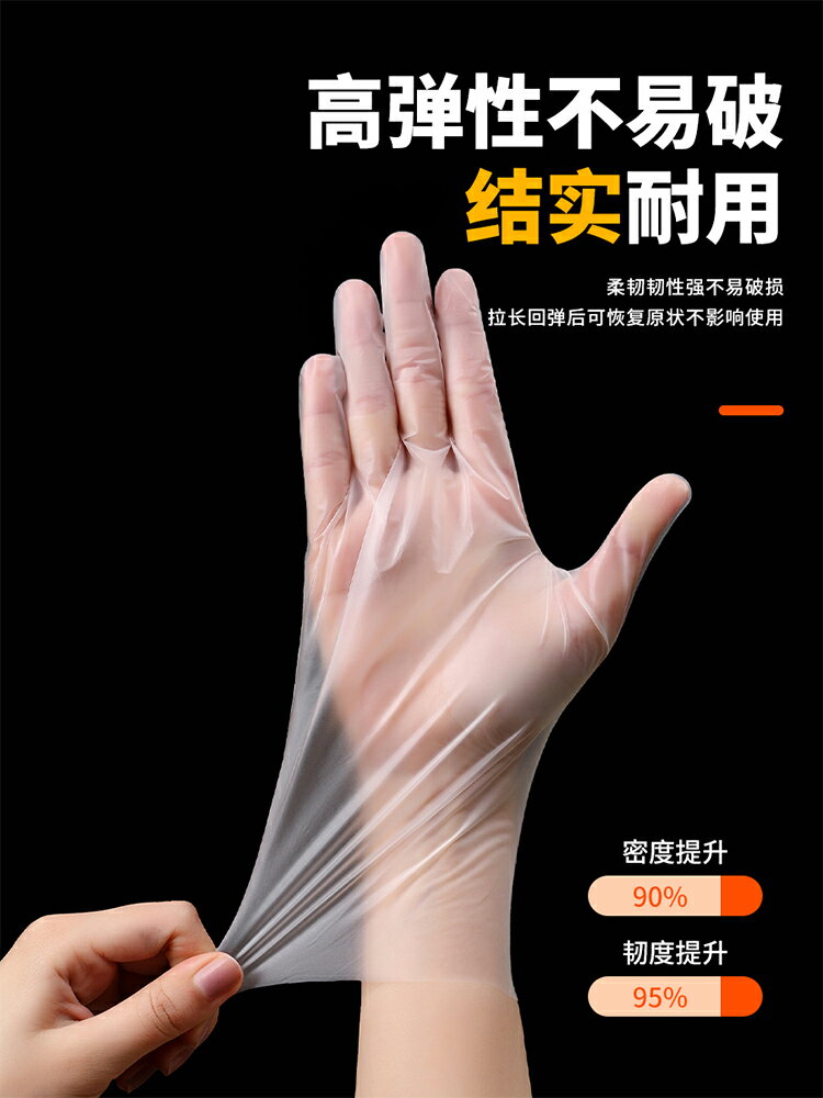 【佳埼推薦】一次性手套家用食品級TPE 乳膠加厚耐用餐飲廚房專用