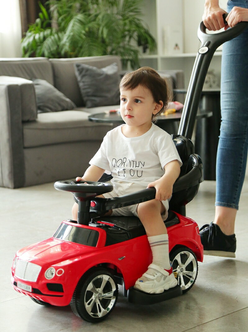 賓利奔馳嬰兒溜溜手推扭扭車1-3歲可坐人寶寶滑行玩具車生日禮物2-朵朵雜貨店