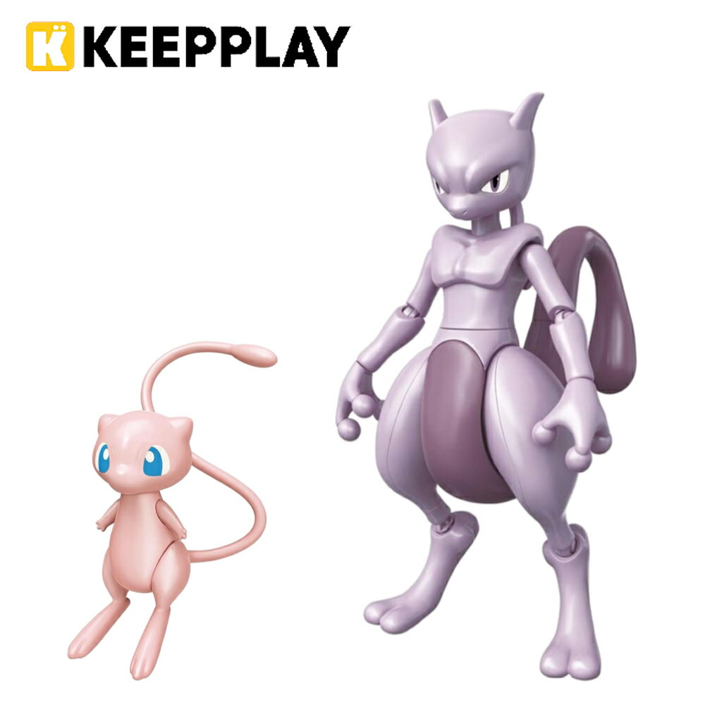 【正版授權】KEEPPLAY 積木公仔 寶可夢 組裝系列 夢幻&超夢 益智玩具 玩具 神奇寶貝 啟蒙積木 Qman - 317867
