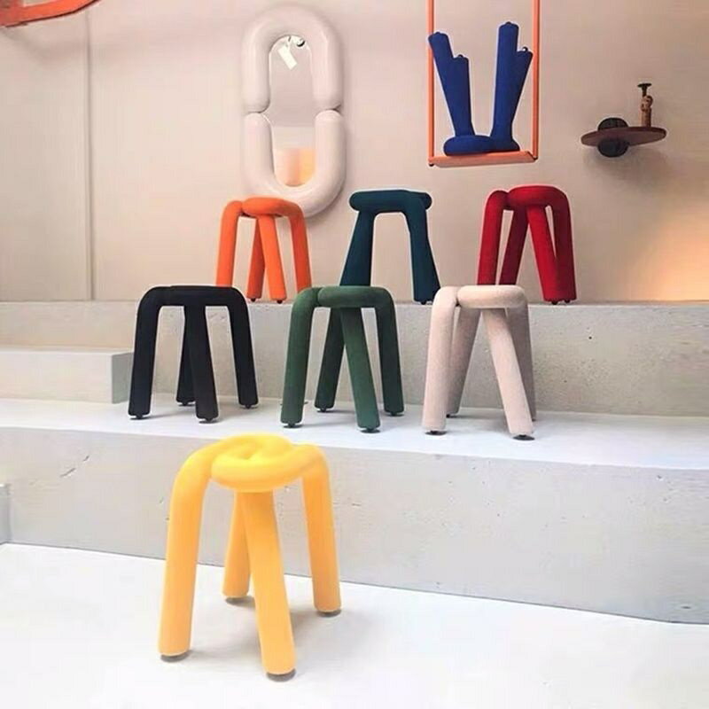 化妝凳 美甲凳 梳妝凳 BoldChair椅子北歐ins法國設計師創意網紅化妝凳子休閒個性異形椅