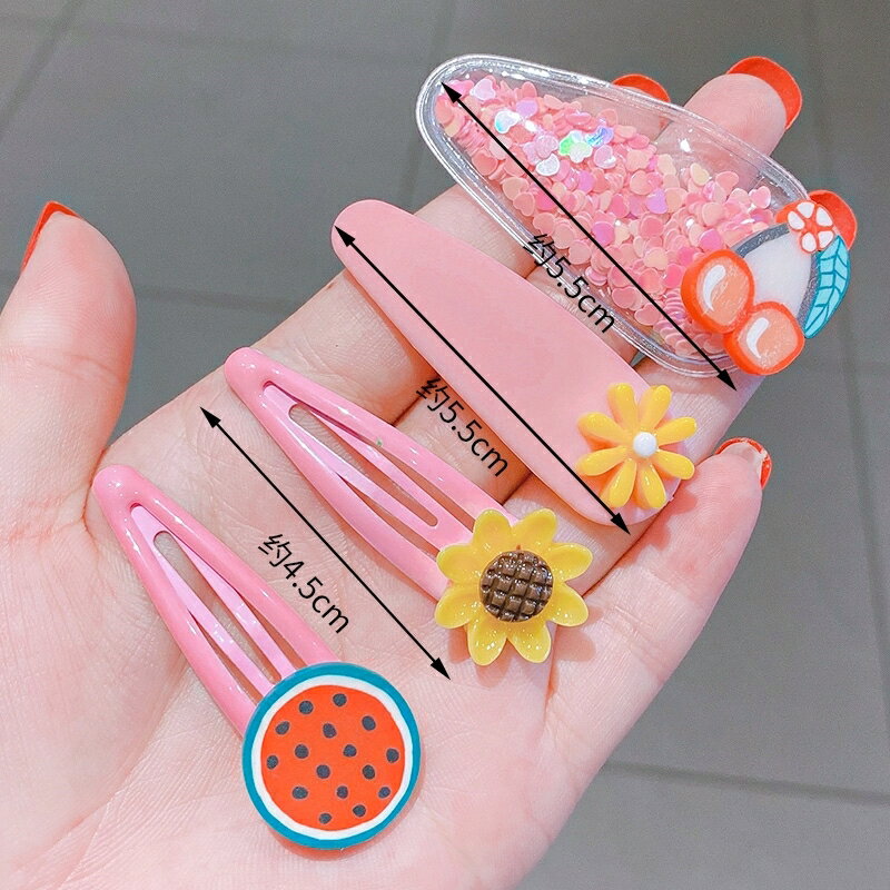 兒童發夾網紅年新款少女韓國ins夾子頭飾頂夾發卡氣質邊夾