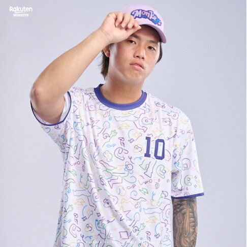 DZP-XII塗鴉線條短T-白 0