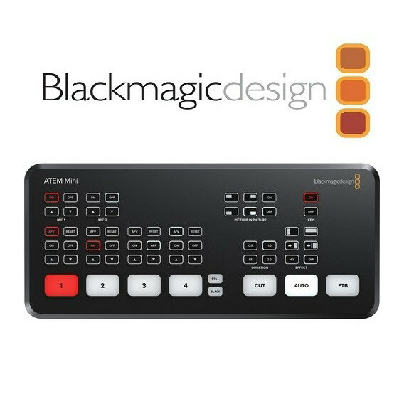 【eYe攝影】現貨 Blackmagic BMD ATEM Mini HDMI 4路 經濟型導播機 現場製作直播切換台