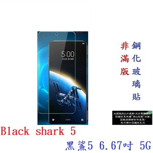 【9H玻璃】Black shark 5 黑鯊5 6.67吋 5G 非滿版9H玻璃貼 硬度強化 鋼化玻璃 疏水疏油