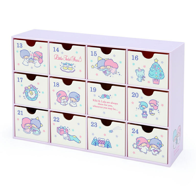 【震撼精品百貨】Little Twin Stars KiKi&LaLa 雙子星小天使 Sanrio 雙子星桌上型置物櫃/收納櫃#00952 震撼日式精品百貨