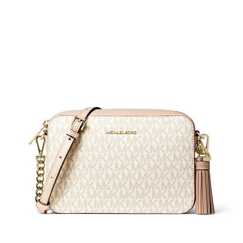 精選★MICHAEL KORS Ginny中號徽標單肩斜挎包OUTLET32F8GF5M2B(現貨+預購)【夏日美包★菲尼斯 國際精品↘3折起】 2
