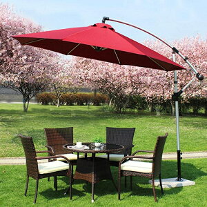 戶外遮陽傘大戶外傘庭院傘室外傘3米擺攤大太陽傘香蕉傘