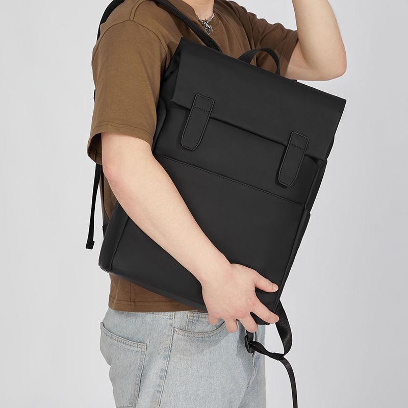 男士雙肩電腦後背包 通勤背包男士雙肩包商務旅行簡約電腦書包男款大學生女