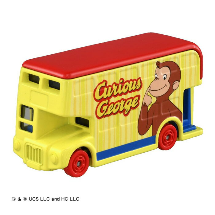 Dream TOMICA 夢幻小汽車 SP 好奇猴喬治 巴士 【鯊玩具】